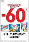 Promo -60% remise immédiate sur le 2ème sur les fromages Galbani à  dans le catalogue Intermarché Express à Villeneuve-la-Garenne
