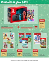 Promos Nintendo Switch dans le catalogue "Prêt à jouer avec Nous?" de Carrefour Nintendo Switch en promo dans le catalogue Carrefour à la page 56