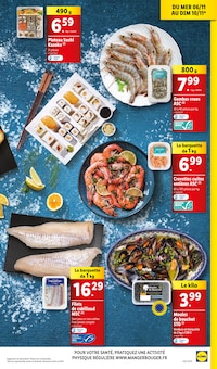 Promo Crustacés dans le catalogue Lidl du moment à la page 7