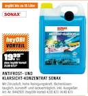 Antifrost- und Klarsicht-Konzentrat von SONAX im aktuellen OBI Prospekt