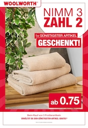 Handtücher Angebote im Prospekt "Aktuelle Angebote" von Woolworth Handtücher Angebote im Prospekt "Aktuelle Angebote" von Woolworth auf Seite 64