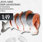 Lachs, ganz oder Lachssteaks Angebote bei EDEKA Ratingen für 1,49 €