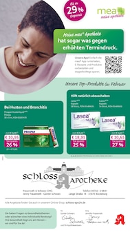 mea - meine apotheke Prospekt Unsere Februar-Angebote mit 4 Seiten
