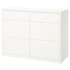 Kommode mit 6 Schubladen elfenbeinweiß Angebote von TONSTAD bei IKEA Passau für 259,00 €