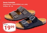 Herren-Pantolett im Angebot bei GLOBUS in Frankenthal Herren-Pantolett Angebote bei GLOBUS Frankenthal für 19,99 €