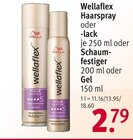 Haarspray, -lack, Schaumfestiger oder Gel von Wellaflex im aktuellen Rossmann Prospekt