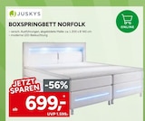 Boxspringbett Norfolk im Angebot bei Marktkauf in Filderstadt Boxspringbett Norfolk Angebote von Juskys bei Marktkauf Filderstadt für 699,00 €