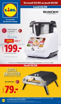 Prospectus Lidl de la semaine "Le vrai prix des bonnes choses" avec 1 pages, valide du 02/06/2025 au 05/06/2025 pour Ambarès-et-Lagrave et alentours