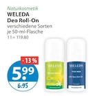 Deo Roll-On im V-Markt Prospekt Deo Roll-On von WELEDA im aktuellen V-Markt Prospekt für 5,99 €