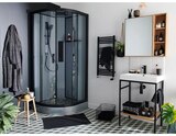 Cabine de douche hydromassante "Beloya" - L. 90 x l. 90 x H. 220 cm - GoodHome en promo chez Brico Dépôt Poitiers à 729,00 €