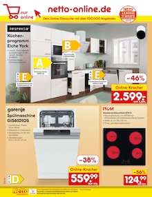 Geschirrspüler im aktuellen Netto Marken-Discount Prospekt (Oberhausen) Geschirrspüler im Netto Marken-Discount Prospekt "Aktuelle Angebote" mit 67 Seiten (Oberhausen)
