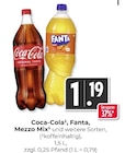 Aktuelle Coca Cola Angebote bei Hieber in Lörrach Aktuelles Coca-Cola, Fanta, Mezzo Mix Angebot bei Hieber in Lörrach ab 1,19 €