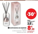 Diffuseur de parfum en promo chez Hyper U Melun à 8,99 €