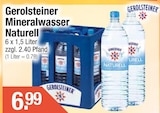 Mineralwasser Naturell im Getränke City Prospekt Mineralwasser Naturell von Gerolsteiner im aktuellen Getränke City Prospekt für 6,99 €