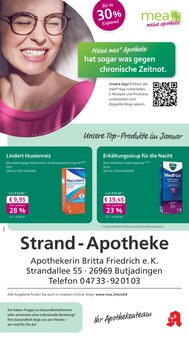 mea - meine apotheke Prospekt Unsere Januar-Angebote mit 4 Seiten