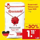 Weizenmehl Type 405 von Rosenmehl im aktuellen Netto Marken-Discount Prospekt für 1,11 €