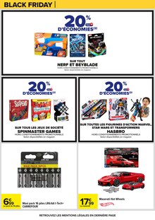Promotion Nerf dans le prospectus Carrefour, valable du 25/11/2025 au 08/12/2025 Promo Nerf dans le catalogue Carrefour du moment à la page 11