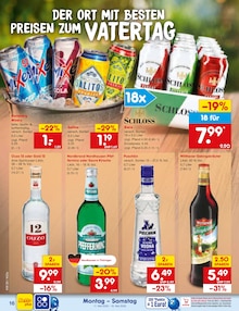 Wodka im Netto Marken-Discount Prospekt "Aktuelle Angebote" mit 66 Seiten (Nürnberg)