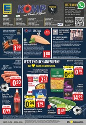 EDEKA Supermarkt Prospekt der aktuellen Woche mit 25 Seiten, gültig von 15.06.2026 bis 20.06.2026, in Hamminkeln und Umgebung Aktueller EDEKA Supermarkt Prospekt in Hamminkeln und Umgebung, "Aktuelle Angebote" mit 25 Seiten, 15.06.2026 - 20.06.2026