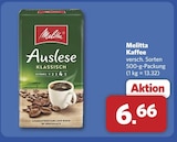 Auslese Klassisch Angebote von Melitta bei combi Neustadt für 6,66 €