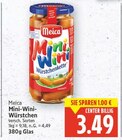 Mini-Wini-Würstchen im E center Prospekt Mini-Wini-Würstchen von Meica im aktuellen E center Prospekt für 3,49 €