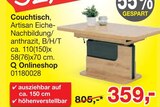 Couchtisch im Angebot bei Opti-Megastore in Schweinfurt Couchtisch Angebote bei Opti-Megastore Schweinfurt für 359,00 €