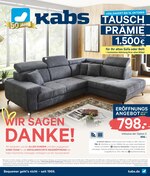 Kabs Polsterwelt Prospekt "Tauschprämie bis zu 1500 Euro", 12 Seiten, für Haan, 05.10.2019 - 15.10.2019 Kabs Polsterwelt Prospekt "Tauschprämie bis zu 1500 Euro", 12 Seiten, für Haan, 05.10.2019 - 15.10.2019