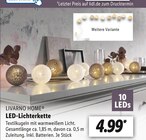 LED-Lichterkette von LIVARNO HOME für 4,99 € bei Lidl im Angebot LED-Lichterkette von LIVARNO HOME im aktuellen Lidl Prospekt