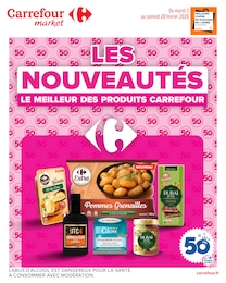 Prospectus Supermarchés Carrefour Market en cours, LES NOUVEAUTÉS, 12 pages, 03/02/2026 - 28/02/2026 Catalogue Supermarchés Carrefour Market en cours à Saint-Maurice-sur-Moselle et alentours, LES NOUVEAUTÉS, 12 pages, 03/02/2026 - 28/02/2026