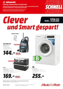 Aktueller MediaMarkt Saturn Neunkirchen (Saarland) Prospekt MediaMarkt Saturn Neunkirchen (Saarland) Prospekt "Clever und Smart gespart!" mit 1 Seite