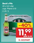 Pils Angebote von Beck's bei Netto Marken-Discount Löhne für 11,99 €