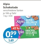 Alpen Vollmilch Schokolade von Alpia im aktuellen V-Markt Prospekt für 0,99 €