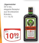 Aktuelle Likör Angebote bei GLOBUS in Salzgitter Aktuelles Jägermeister Angebot bei GLOBUS in Salzgitter ab 10,99 €