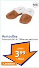 Pantoufles en promo chez Action Neuilly-sur-Seine à 3,99 €