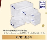 Aufbewahrungsboxen-Set Angebote von Really Useful Box bei Metro Haltern am See für 47,97 €