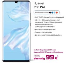 Huawei P30 Pro bei CSA Computer in Moers Huawei P30 Pro im Angebot bei CSA Computer Moers für 99,00 €