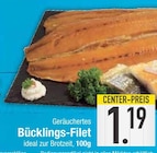 Geräuchertes Bücklings-Filet Angebote bei E center Regensburg für 1,19 €
