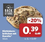 combi Glandorf - Kürbiskernbrötchen mit Karotte Angebot im Prospekt Kürbiskernbrötchen mit Karotte bei combi im Glandorf Prospekt für 0,39 €