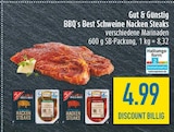 Aktuelles BBQ's Best Schweine Nacken Steaks Angebot bei diska in Dresden ab 4,99 €