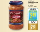 Pasta Sauce Spezialitäten im Angebot bei Marktkauf in Schorndorf Pasta Sauce Spezialitäten Angebote von Barilla bei Marktkauf Schorndorf für 2,49 €