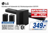 Soundbar mit Subwoofer & 2 Rücklautsprechern DS70TR von LG im aktuellen expert Prospekt