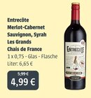 Aktuelle Merlot Angebote bei GetränkeLand Mayer in Dresden Aktuelles Entrecôte Merlot-Cabernet Sauvignon, Syrah Angebot bei GetränkeLand Mayer in Dresden ab 4,99 €