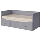 Tagesbett/3 Schubladen/2 Matratzen grau/Vannareid fest Angebote von HEMNES bei IKEA Augsburg für 459,00 €