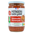 Ratatouille Provençale Bio Les Potagers De Gascogne dans le catalogue Auchan Hypermarché