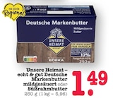 Aktuelles Deutsche Markenbutter Mildgesäuert Angebot bei E center in Heidelberg ab 1,49 €