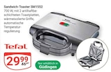 Sandwich-Toaster SM1552 im Angebot bei GLOBUS in St. Ingbert Sandwich-Toaster SM1552 Angebote von Tefal bei GLOBUS St. Ingbert für 29,99 €