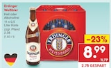 Weißbier von Erdinger für 8,99 € bei Netto Marken-Discount im Angebot Weißbier von Erdinger im aktuellen Netto Marken-Discount Prospekt