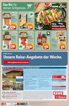 Steak im aktuellen REWE Prospekt (Jena) Steak im REWE Prospekt "Dein Markt" mit 32 Seiten (Jena)