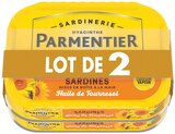 Sardines - PARMENTIER - Colruyt à Troyes Sardines - PARMENTIER en promo chez Colruyt Troyes à 2,87 €