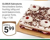Sahnetorte Angebote von GLOBUS bei GLOBUS Zwickau für 5,99 €